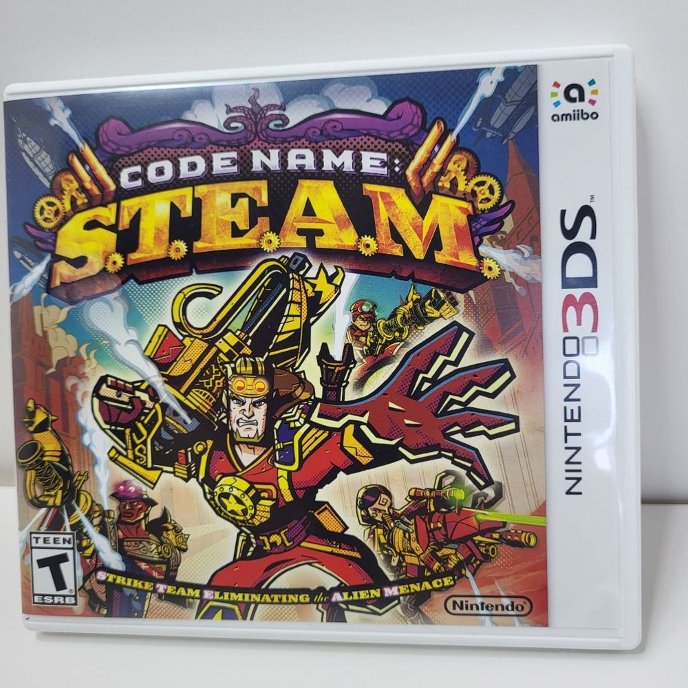Code Name: S.T.E.A.M. Steam (Nintendo 3DS) Game‎ w/Case